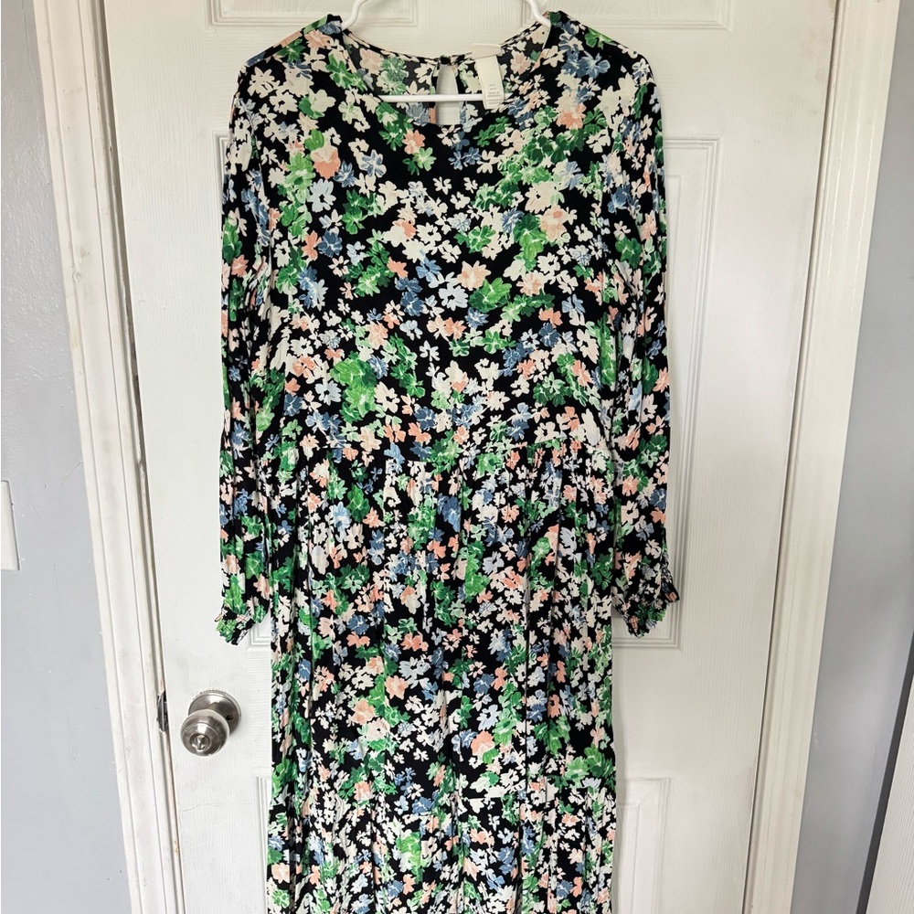 Floral Long Sleeve Dress